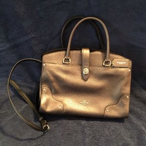 Coach steel Gray crossbody